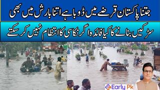 Heavy rain in Lahore | Water on the Roads | Early Pk |