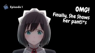 Anime Cute Girl : Shows her angry face still looked cute