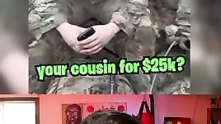 Would u tongue kiss your cousin for 25k?…