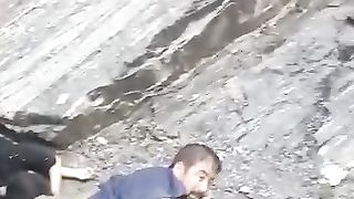 Dangerous land sliding
