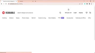 Redbubble New Account Setup