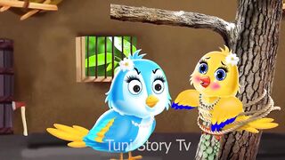 hidiya cartoon tya ki kahani, tuntuni chidiya, chidiya kauwa cartoon