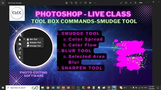 Photoshop Smudge Tool Live Class - TLCC