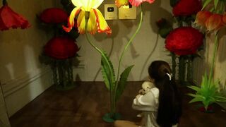 Diy Giant Flower Lamp Night 2023 - Diy Giant Iris Flower