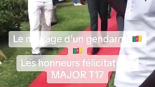 Mariage d'un gendarmes
