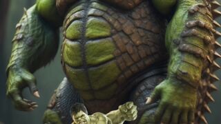 SUPERHEROES but ANKYLOSAURUS
