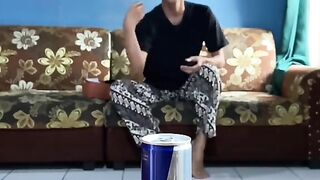 a card can break a can of drink #trickshot