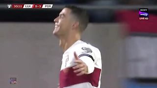 Gol Cristiano Ronaldo vs Luxembourg