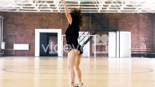 Beautiful  girl dancing