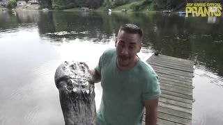 Remote Controlled Alligator Prank Just For Laughs 2
