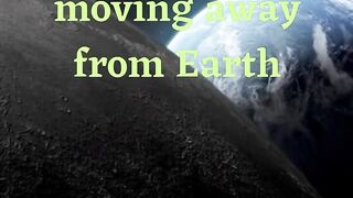 Moon moving away from Earth