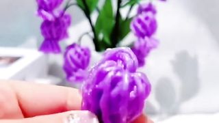 how to make and arrange flowers from plastic scraps videos