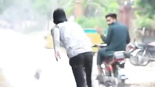 attack in road????__prank in road ????_♀️__Amuku Dumuku song #shorts.mp4