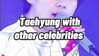 Taehyung with other celebrities...mp4