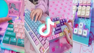 ASMR kawaii keyboard - Tiktok compilation #1????