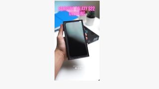 SAMSUNG GALAXY S22 Unboxing