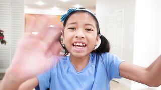 Emma and Wendy Pretend Play Real vs Fake Food Chocolate Challenge | Kids Toys Tools & Football