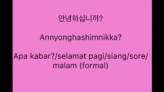 Only one day directly can speak Korean