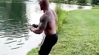 The Rock caught a HUGE FISH ???? (via The Rock/IG)