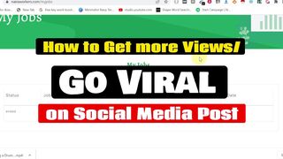 How to Get More Views And Go Viral On Social Media | Viral Post Tricks  for FB, Tik, Yt, Instagrm,