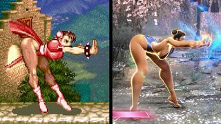 Evolution of Chun-Li's Kikoken 1992-2022