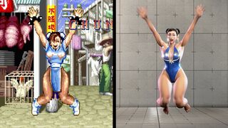 Evolution of Chun Li's Victory Poses ✌???? (1991-2022）