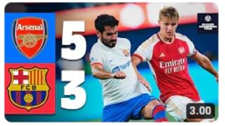 HIGHLIGHTS I ARSENAL 5-3 BARÇA