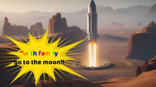 menjadi seorang astronot dan bekerja dibulan