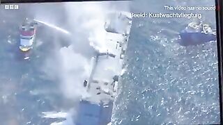 Fire breaks out on cargo ship carrying 3000 cars off Dutch coast