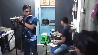 the song of the ideal man in melodious flute singing ​