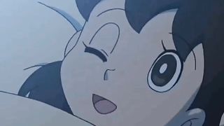 nobita and shuizuka  tu tu tu anime adit