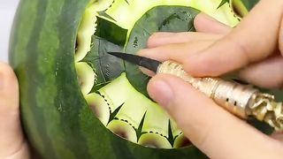 Amazing watermelon design | watermelon design | Chinese video
