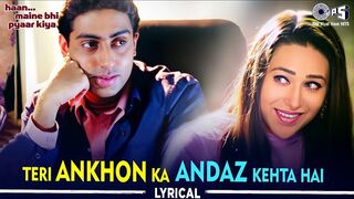 Teri aankhon ka Andaz kehta Hai lyrics Haan Maine bhi pyaar Kiya udit narayan Alka yagnik