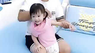 The father with a baby????????
