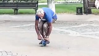 the video, even though it's old, still exercising