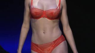 LIGHTING COLORS SHOW EP_1 _ 2023 Paris Lingerie _ Salon International De La  beautiful female models  posesLingerie