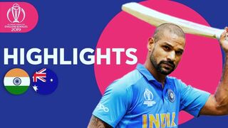 Shikhar Dhawan Strikes Super Century - India vs Australia - Match Highlights - ICC Cricket World Cup 2019