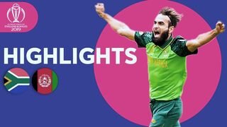 Imran Tahir Takes 4 - South Africa vs Afghanistan - Match Highlights - ICC Cricket World Cup 2019