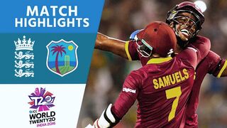 Brathwaite Hits 4 Sixes To Win! -  England vs West Indies - ICC Men's WT20 FINAL - Highlights