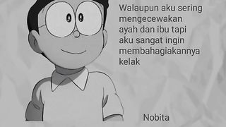 Jangan sedih kita harus bahagia in ibu