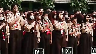 Upacara di SMPN149