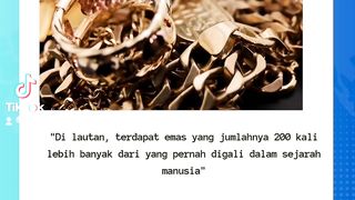how much gold in sea?