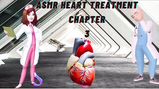 Anesthesia CoronaryArtery/open heart surgery/peace maker implementation/Asmr animation