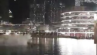 Dubai's colorful night