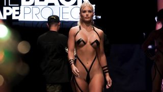 Aly Tay in Slow Motion - Miami Swim Week The Black Tape Project beautiful and  female models