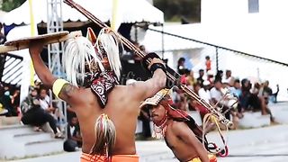 Traditional Caci Dance From Manggarai