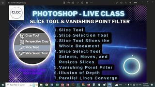 Photoshop Slice Tool With Vanishing Point Live Class TLCC