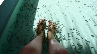 Relaxing Fish Pedicure: Natural Foot Spa Experience, Thailand