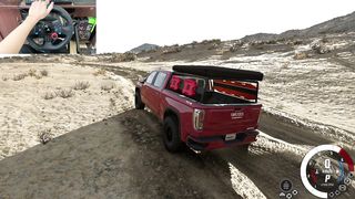 BeamNG Drive - GMC Sierra 2021 - OFF ROAD | Logitech g29 gameplay