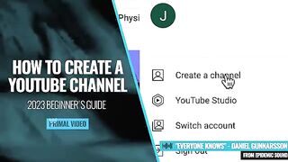 how to creat youtube  channal